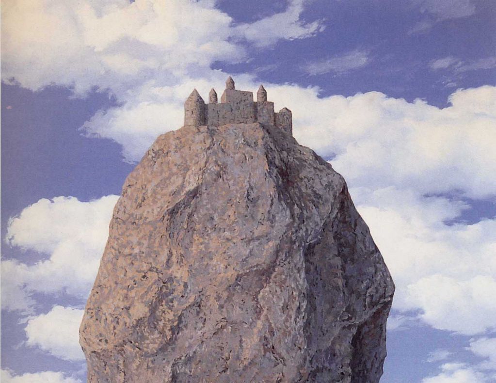 arte_castello_Le Chateau Des Pyrenees (1959) - Rene Magritte