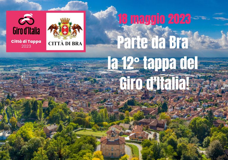 Torna a Bra il Giro d'Italia 2023 la tappa BraRivoli Turismo in Bra